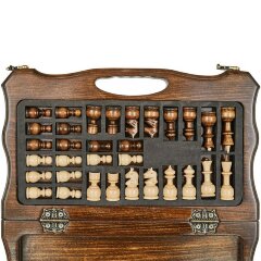 Резные шахматы «Арарат» из ореха