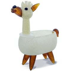 Декоративная чаша «Лама» из художественного стекла