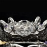 Икорница из серебра «Краб» с позолоченной ложкой в подарок к праздничному столу