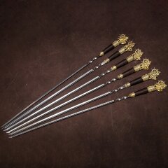 Подарочные шампуры «Капитан Морган» с художественным литьём