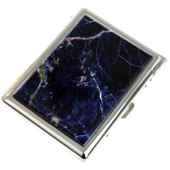 Портсигар карманный на 20 сигарет «Содалит» с зажигалкой в подарок подруге