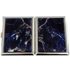 Портсигар карманный на 20 сигарет «Содалит» с зажигалкой в подарок подруге