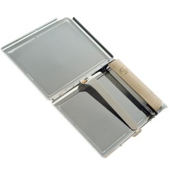 Портсигар карманный на 20 сигарет «Содалит» с зажигалкой в подарок подруге