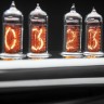 Премиальные часы из ламп «SILVER» в коллекции Deep Space красного свечения