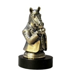 Бронзовый сувенир символ года «Конь директор» в подарок руководителю