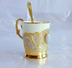 Кофейная пара с агатом