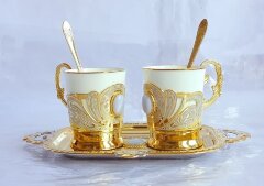 Кофейная пара с агатом