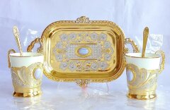 Кофейная пара с агатом