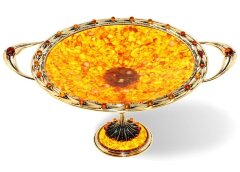 Конфетница из янтаря «Солнце»