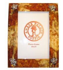 Фоторамка из янтаря «На память»