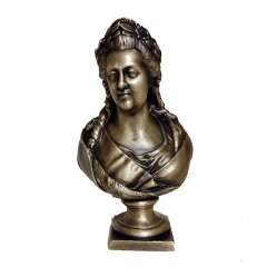 Бронзовый бюст императрицы «Екатерина Вторая Великая» в подарок историку