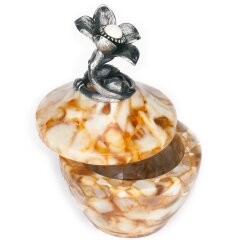 Янтарная шкатулка «Цветок»