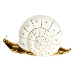 Сувенирная статуэтка «Улитка» (белая)