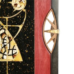 Интерьерное панно «Начало» из янтаря и ценных пород древесины