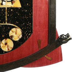 Интерьерное панно «Начало» из янтаря и ценных пород древесины