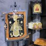 Интерьерное панно «Начало» из янтаря и ценных пород древесины