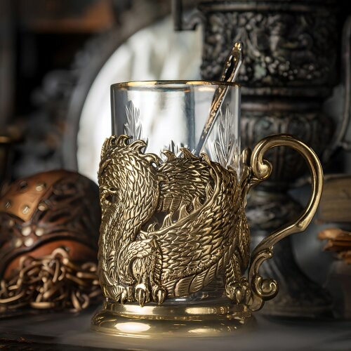 Подарочный набор подстаканников «Дракон» — как символ 2024 года