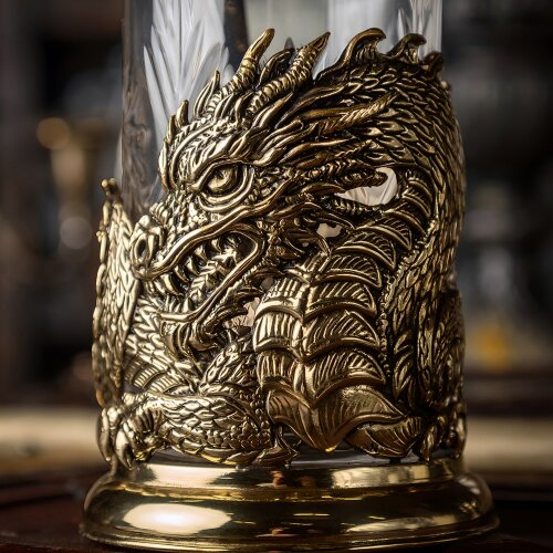 Подарочный набор подстаканников «Дракон» — как символ 2024 года