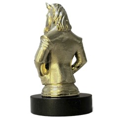 Бронзовый сувенир символ года «Конь коммерческий директор» в подарок начальнику