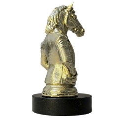 Бронзовый сувенир символ года «Конь коммерческий директор» в подарок начальнику