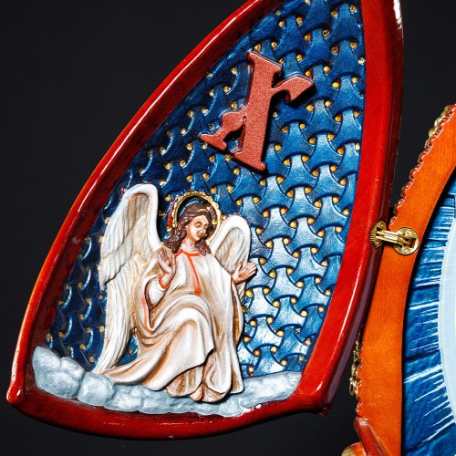 Большое резное яйцо «Христос воскрес» — пасхальные украшения к светлому празднику