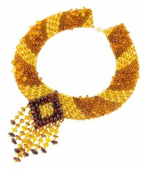 Колье из янтаря «Афина»