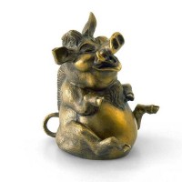 Сувенирная статуэтка «Весёлый свин»