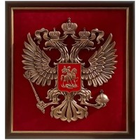 Настенное панно «Герб России» из меди