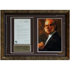 Аутентичный автограф «Айзек Азимов»