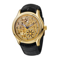 Мужские золотые часы «TIME MACHINE» (жёлтое золото)