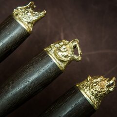 Подарочные шампуры «Добыча охотника» с художественным литьём