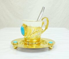 Кофейный набор «Бирюза»