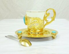 Кофейный набор «Бирюза»