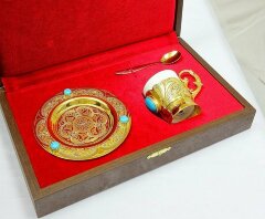 Кофейный набор «Бирюза»