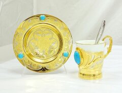Кофейный набор «Бирюза»