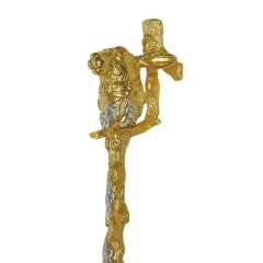 Позолоченная ложка для обуви «Заяц»