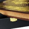 Подарочный комплект книга на английском языке с плакеткой «Москва – Кремль»