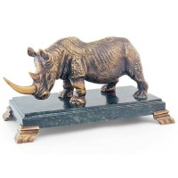 Скульптурная статуэтка «Носорог»