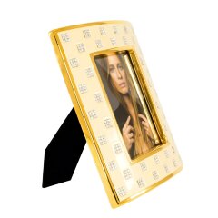 Кремовая фоторамка «TOKIO» со стразами