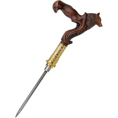 Подарочная трость ручной работы «Волчица» с клинком