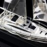 Серебряная копия яхты «Jeanneau Cornetta» в подарочном футляре — Премиум подарки