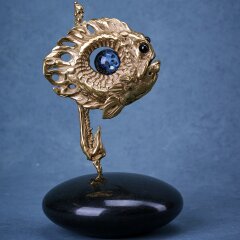 Интерьерная композиция из бронзы «Страж Галактики» в подарок ценителям арт объектов