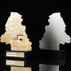 Корпоративные бизнес сувениры «Карта успеха» с логотипом компании