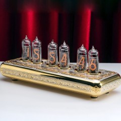 Ламповые часы в стиле ар-деко «Монарх» украсят рабочий стол руководителя