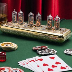 Ламповые часы в стиле ар-деко «Монарх» украсят рабочий стол руководителя