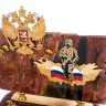 Кортик на подставке «Российский воин» станет настоящим произведением искусства вашей коллекции оружия