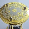 Часы песочные «Чёрный песок» на 15 минут в подарок учителю