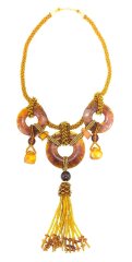 Колье из янтаря «Африка»