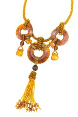 Колье из янтаря «Африка»