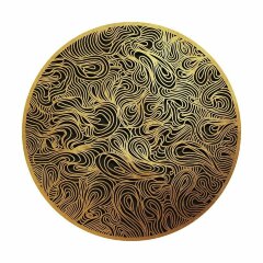 Настенное панно из дерева «Танец языков пламени»